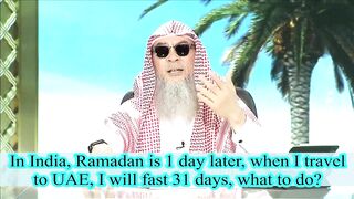 In India Ramadan is 1 day later, when I travel to UAE, I will fast 31 days, what to do?