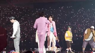 220415 Taehyung Victoria Secret Model Walk BTS Permission to Dance On Stage Las Vegas Concert