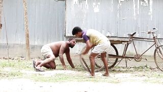 Best tyre punture Prank 2022  Best Funny Video For Laughing!! by bidik  prank