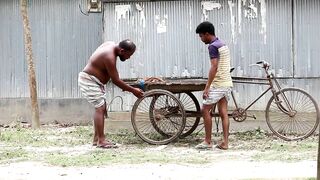 Best tyre punture Prank 2022  Best Funny Video For Laughing!! by bidik  prank