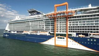 Celebrity BEYOND departure - (RCCL-Celebrity Cruises) from SAINT-NAZAIRE