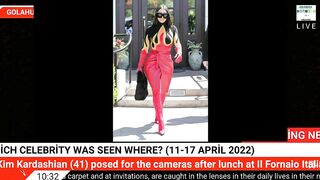 Which celebrity was seen where? (11-17 April 2022)