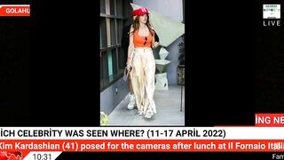 Which celebrity was seen where? (11-17 April 2022)