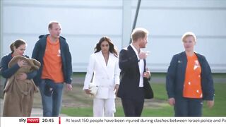 Harry and Meghan seen for first time since stepping back as senior royals at the Invictus Games