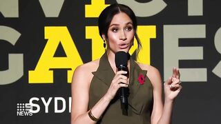 Harry and Meghan make public appearance ahead of Invictus Games | 9 News Australia