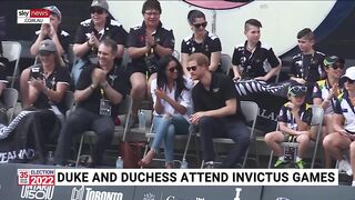 Harry and Meghan head to Invictus Games