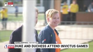 Harry and Meghan head to Invictus Games