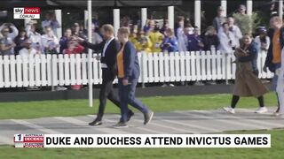 Harry and Meghan head to Invictus Games