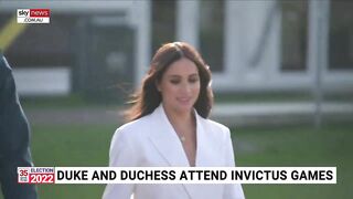 Harry and Meghan head to Invictus Games