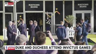 Harry and Meghan head to Invictus Games