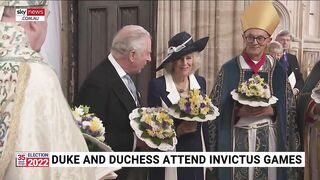 Harry and Meghan head to Invictus Games