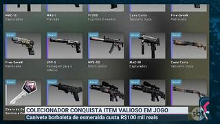 SBT Games: youtuber brasileiro ganha item milionário no Counter Strike | Primeiro Impacto (15/04/22)