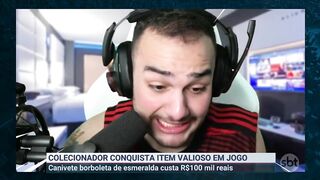 SBT Games: youtuber brasileiro ganha item milionário no Counter Strike | Primeiro Impacto (15/04/22)