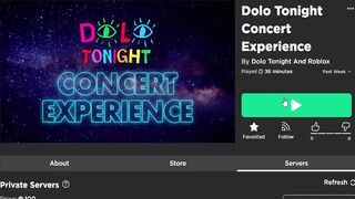 FREE ACCESSORY! HOW TO GET Dolo Tonight Backpack! (ROBLOX Dolo Tonight Concert Experience)