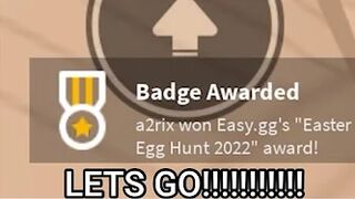 getting the new badge in roblox bedwars