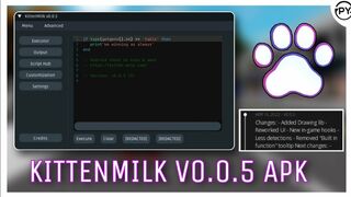 Kitten Milk V0.0.5 APK | Roblox Mobile Executor