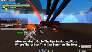 King Legacy How To Awaken Magma Fruit In Roblox