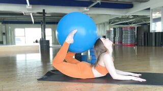 Contortion - flexible and strong back. Flexible gymnastic exercises #contortion #yoga