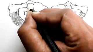 Dirty This Illustration Drawing? | Pencil Drawing Technique | Drawing | Yoga | Hot Yoga |