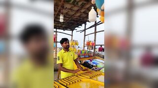 Lucky Ball Funny Gameplay In Besant Nagar Beach || #shorts,#Surprised,#Challenge,#gamingtamizhan