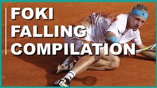 Alejandro Davidovich Fokina Falling Compilation丨FOKI falls, Clay season officially begins!