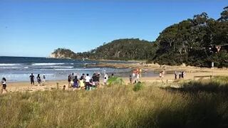 ????Emergency Surf Rescue: Surf Beach, Batemans Bay 17 April 2022