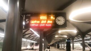 Travel by Haramain High Speed Train, Medina to Jeddah Airport in Saudi Arabia