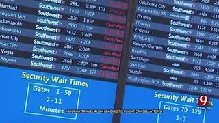 Holiday Travel Rush Leads To Flight Cancellations