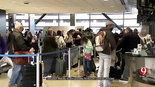 Holiday Travel Rush Leads To Flight Cancellations