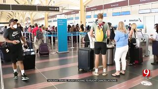 Holiday Travel Rush Leads To Flight Cancellations