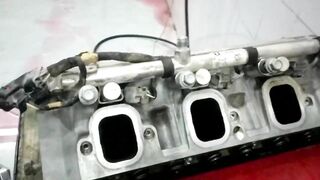 V8 engine Chevrolet Tahoe 2018 model remove cylinder head pull out valve lifters