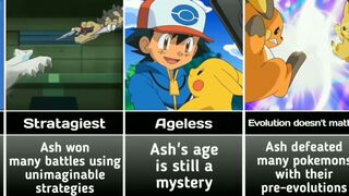 Things only Ash can do || Ash's specialities || Pokemon anime