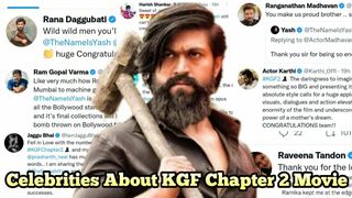 ???? Celebrity About KGF Chapter 2 Movie || Yash || Sanjay Dutt || Prashanth Neel || Sriniddhi Shetty.