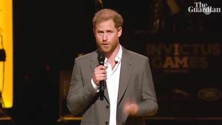 'We stand with you': Harry and Meghan open Invictus Games with tribute to Ukrainians