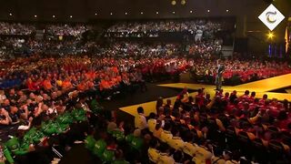 Prince Harry and Meghan Markle welcome celebratory crowd to Invictus Games in The Hague