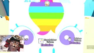 GravyCatMan hatched 2 Huge Rainbow Unicorns in A ROW! ???? | Roblox Pet Simulator X