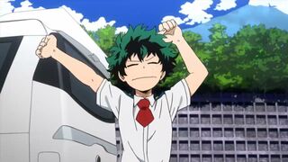 Deku stretching ???? (Rare Moment)