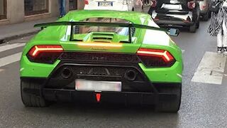 ONLY LAMBORGHINI COMPILATION IN MILAN!