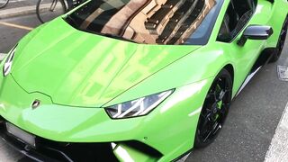 ONLY LAMBORGHINI COMPILATION IN MILAN!