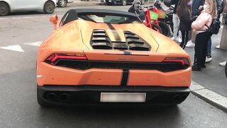 ONLY LAMBORGHINI COMPILATION IN MILAN!