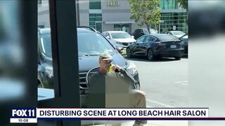 Man exposes himself to entire hair salon in Long Beach