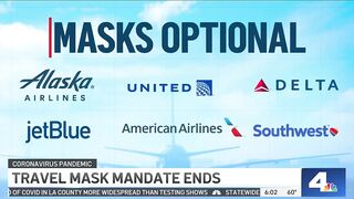 Mixed Reactions at LAX as Travel Mask Mandate Ends | NBCLA