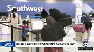 Federal judge strikes down CDC Mask Mandate for travel