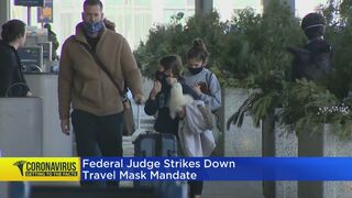 Federal judge strikes down travel mask mandate, but no change yet on CTA or Metra