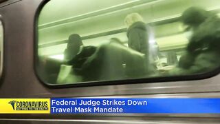 Federal judge strikes down travel mask mandate, but no change yet on CTA or Metra