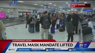 Travel mask mandate lifted