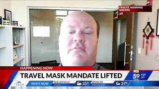 Travel mask mandate lifted