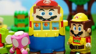 LEGO Super Mario stopmotion anime!「Lego mario slot machine」レゴマリオスロットマシーン