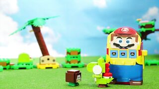 LEGO Super Mario stopmotion anime!「Lego mario slot machine」レゴマリオスロットマシーン