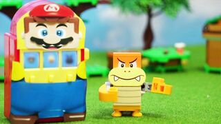 LEGO Super Mario stopmotion anime!「Lego mario slot machine」レゴマリオスロットマシーン